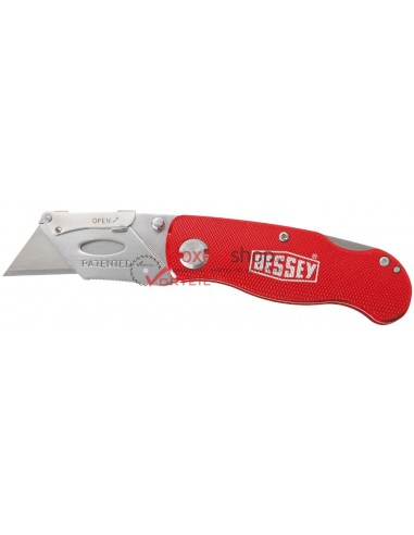 Folding utility knife BESSEY DBKΑH-EU with aluminium handle