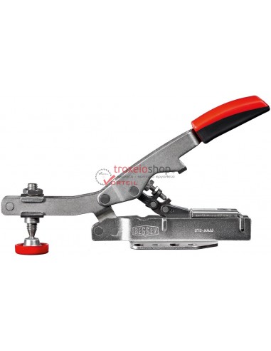 Horizontal toggle clamp with open arm and horizontal base plate STC-HH