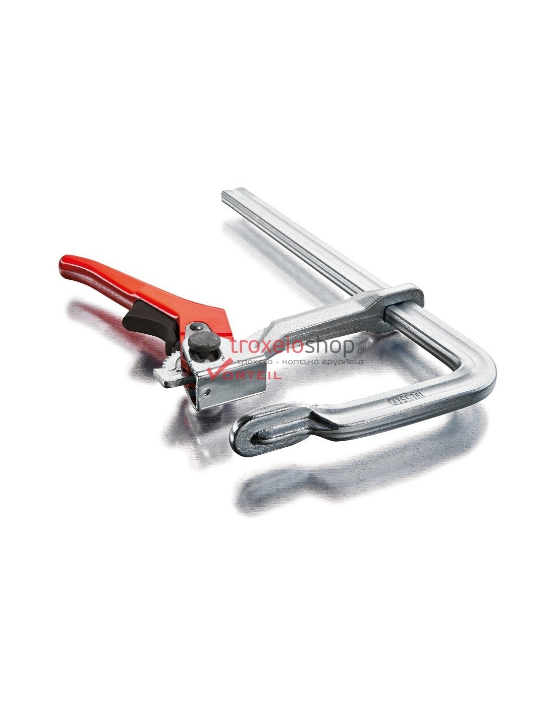 Grey/Red Bessey GSH30 classiX GSH Lever Clamp 300/140 mm 